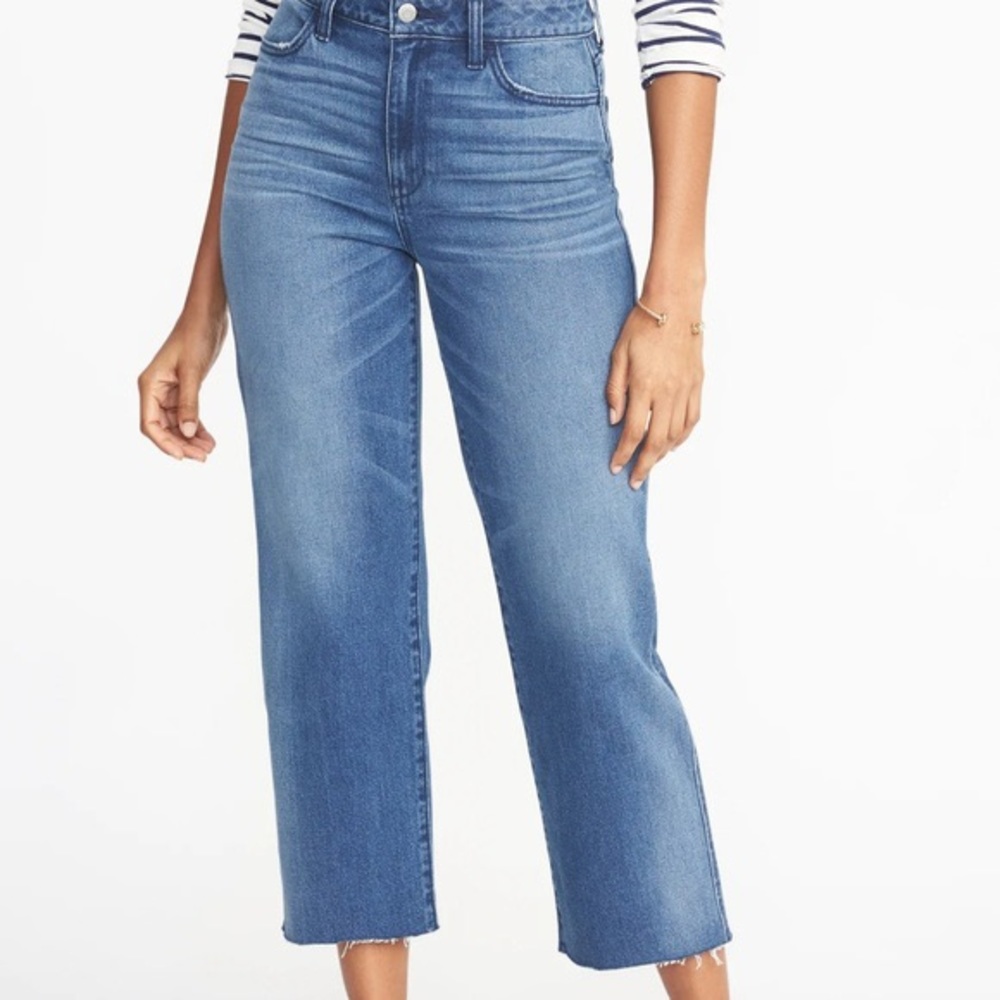 Old Navy High Waist Wide Leg Jeans